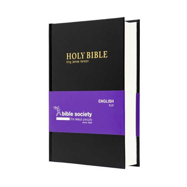 ENGLISH KJV complete Bible, standard size, black hardcover