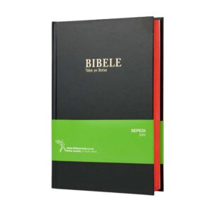 SEPEDI 2000 complete Bible, medium size, black hardcover, red-edged