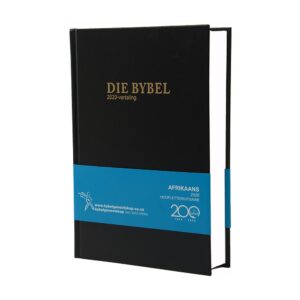 AFRIKAANS 2020 volledige Bybel, hoofletteruitgawe, mediumgrootte, swart hardeband