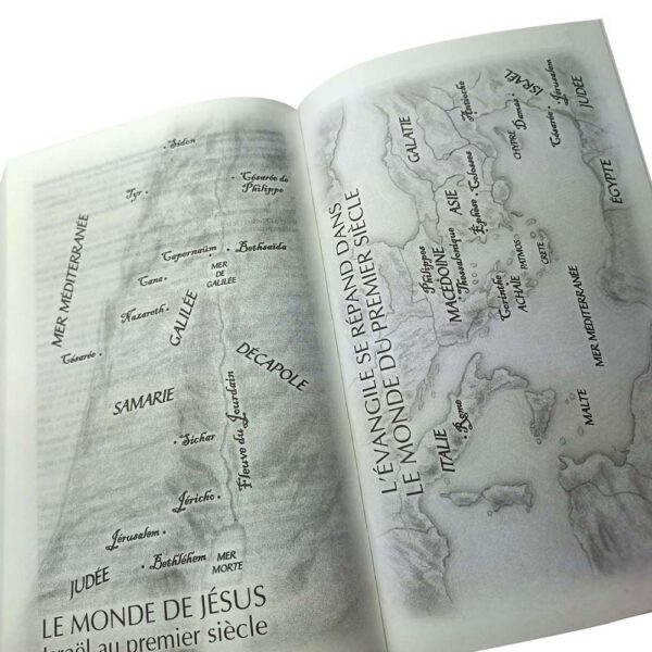 FRENCH complete Bible, medium size, navy softcover - Image 4