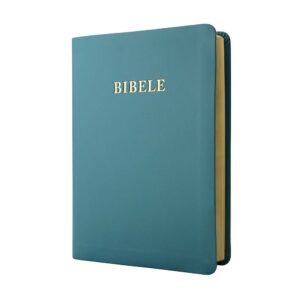 XITSONGA 1929 NO complete Bible, standard size, teal vinyl softcover, gilt-edged