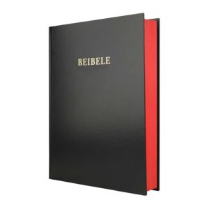 SETSWANA 1970 complete Bible, large print, black hardcover, red-edged