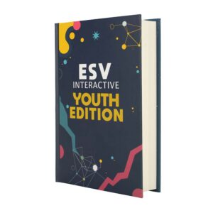 ENGLISH ESV complete interactive youth edition, standard size, full-colour hardcover (blue), additional resources